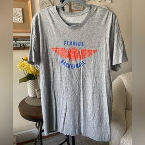Grey Nike Air Jordan Florida Gators Basketball T-shirt - Large